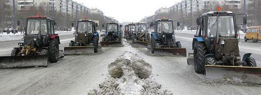 Уборка снега в Одессе. 